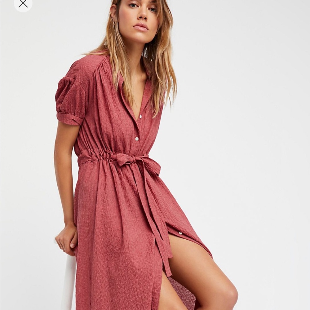Free people Button up Dress